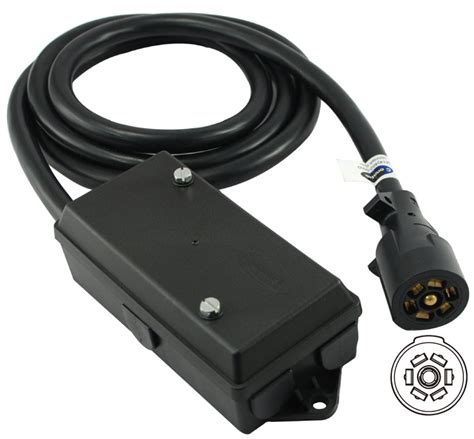 conntek 7 way trailer cord and junction box|Conntek 10110.